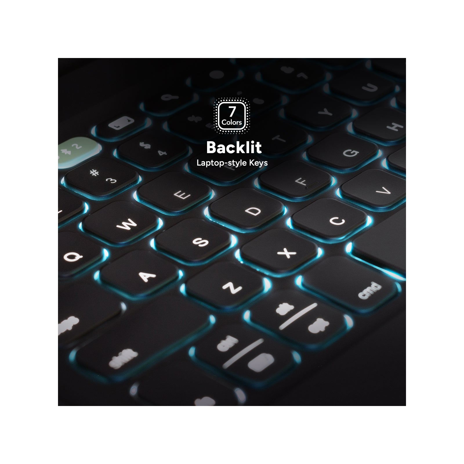 ZAGG Pro Keys 2 Bluetooth Keyboard Case for Apple iPad Pro 13 (2024/2025) QWERTY Black