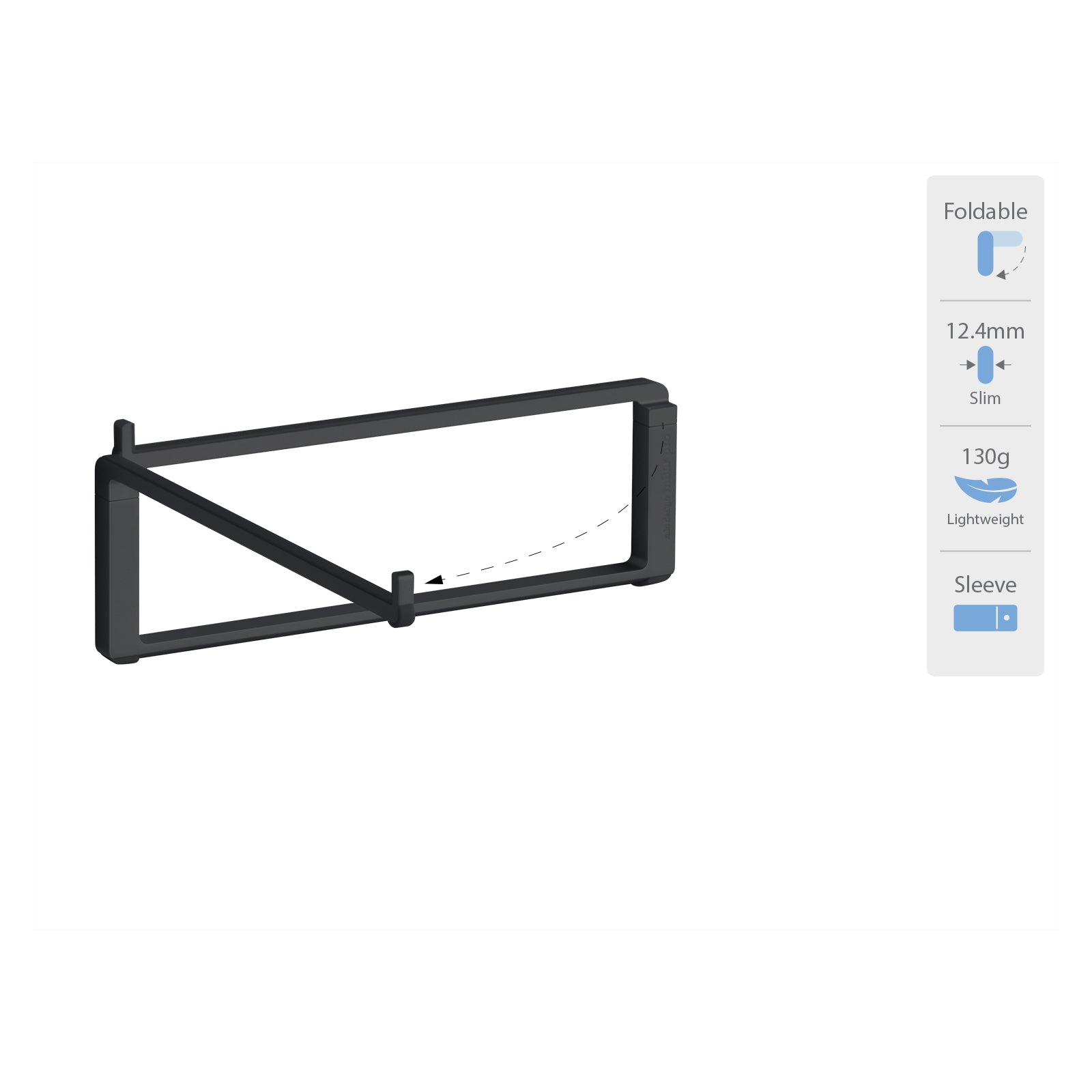 Rain Design mBar Pro Foldable Laptop Stand Black