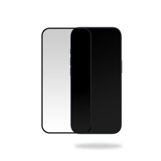 Mobilize Displayschutzfolie aus Glas – schwarzer Rahmen – Apple iPhone 16 Pro/17/17 Pro