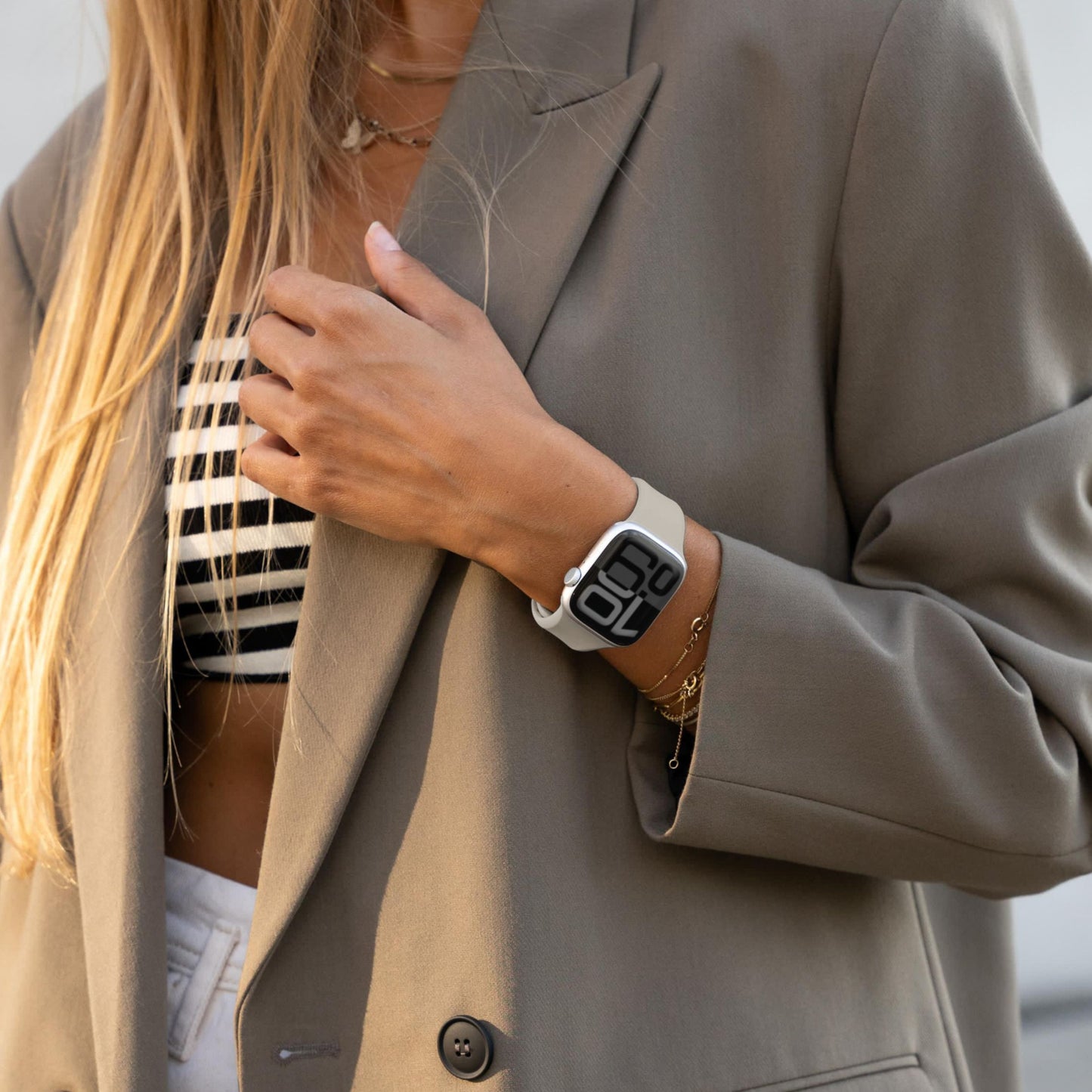 Vonmählen Classic Band 2 For Apple Watch 44 - 45 - 46 - 49mm One Size Cream