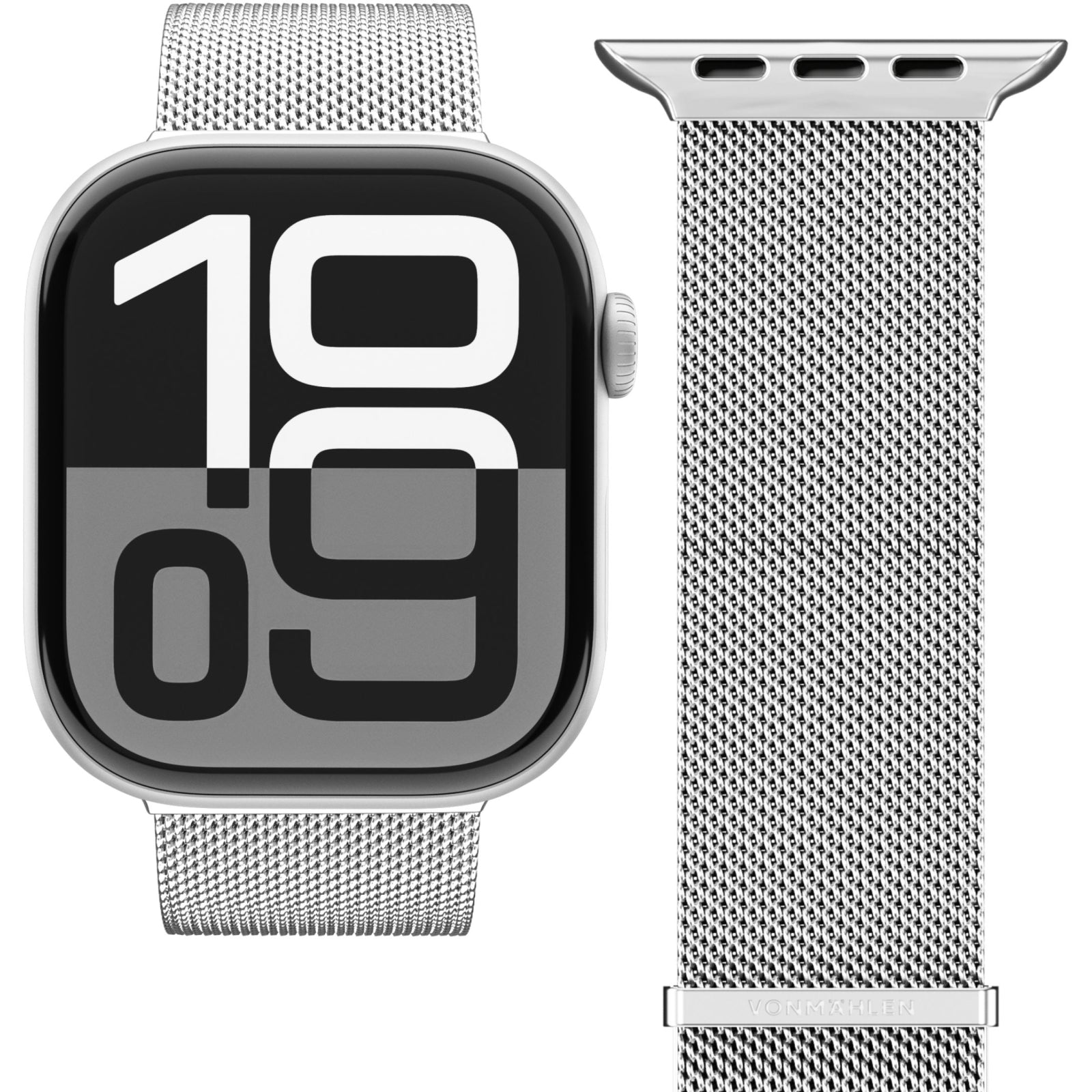 Vonmählen Milanese Loop 2 For Apple Watch 40 - 41 - 42mm One Size Silver