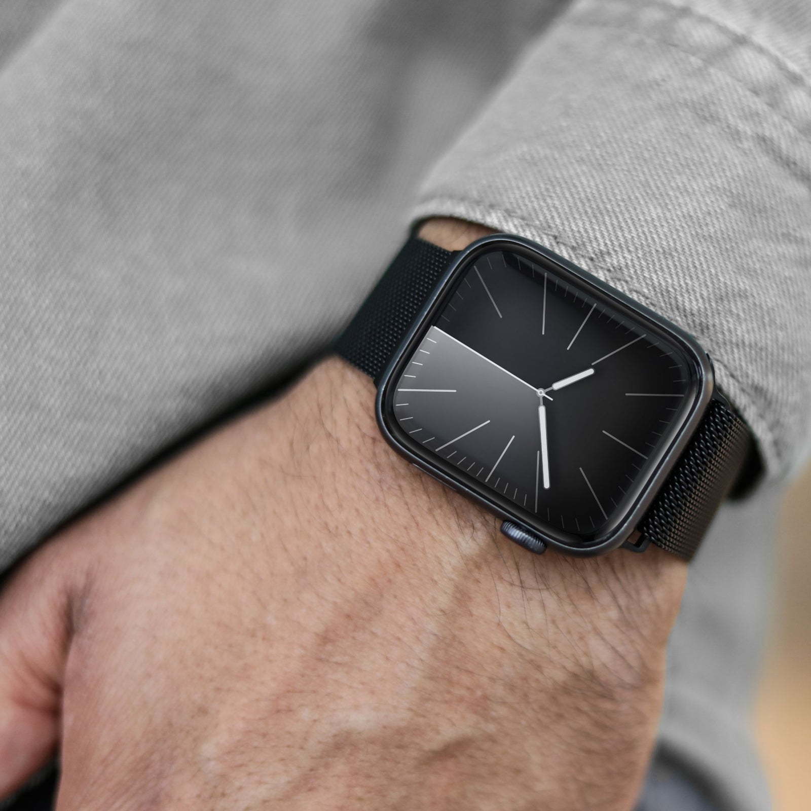 Vonmählen Milanese Loop 2 For Apple Watch 44 - 45 - 46 - 49mm One Size Black