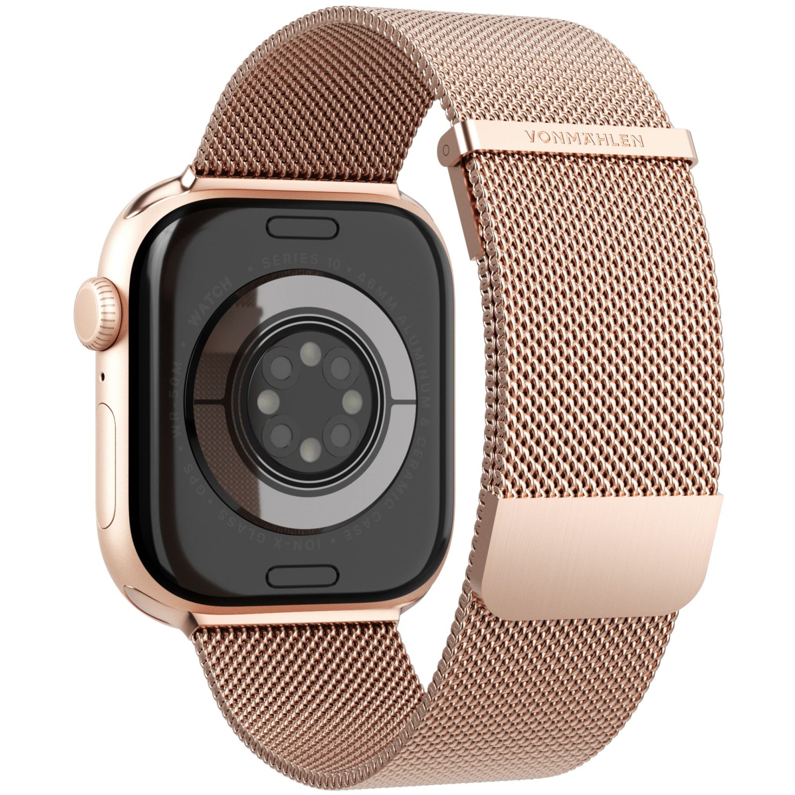 Vonmählen Milanese Loop 2 For Apple Watch 44 - 45 - 46 - 49mm One Size Rose Gold