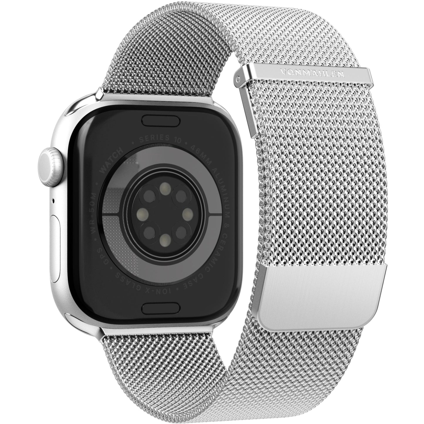 Vonmählen Milanese Loop 2 For Apple Watch 44 - 45 - 46 - 49mm One Size Silver
