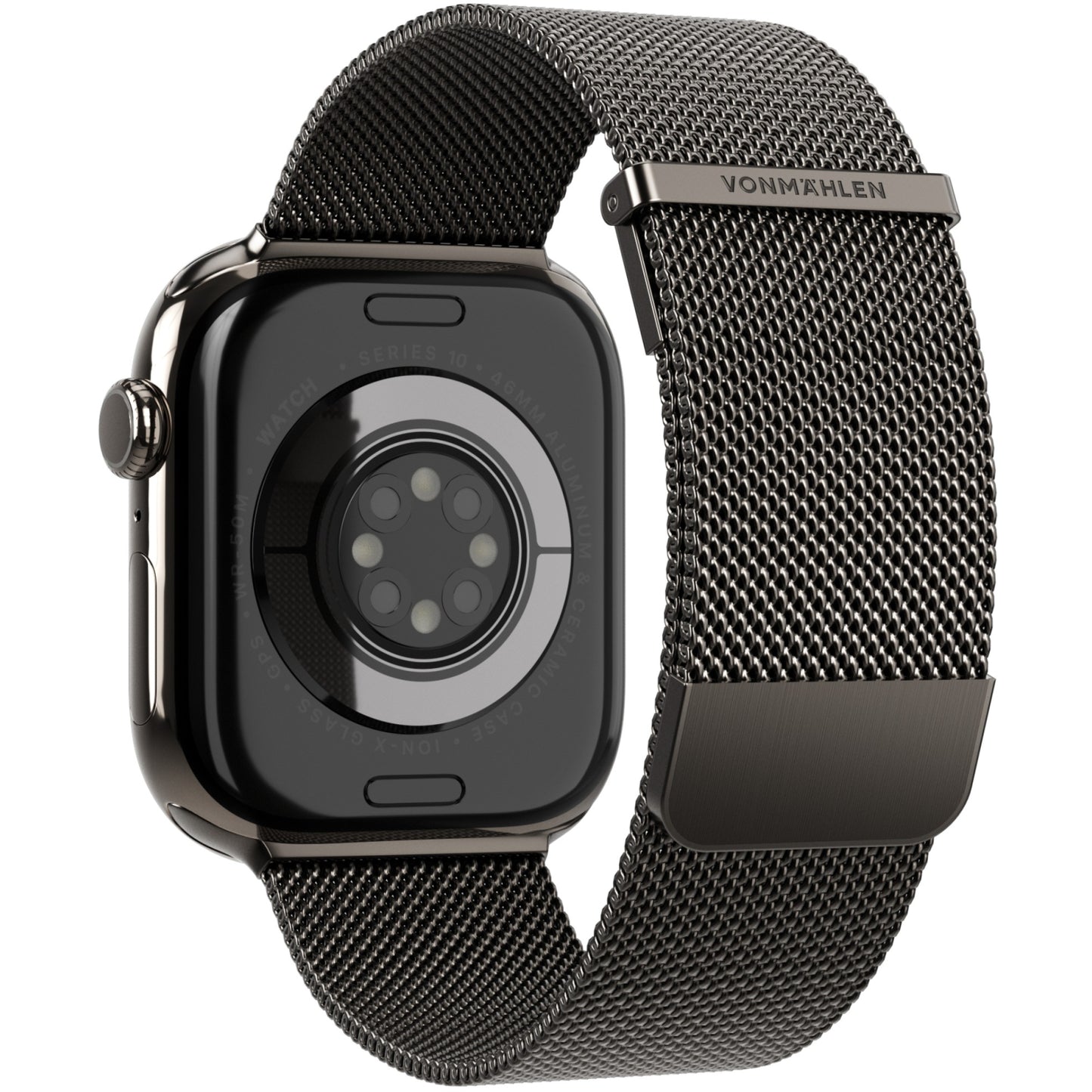 Vonmählen Milanese Loop 2 For Apple Watch 44 - 45 - 46 - 49mm One Size Granite Grey