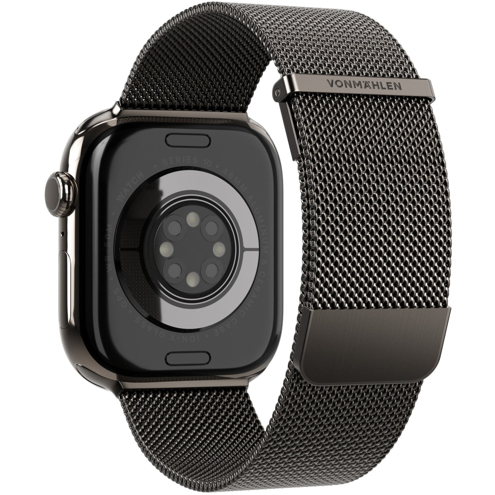 Vonmählen Milanese Loop 2 For Apple Watch 44 - 45 - 46 - 49mm One Size Granite Grey