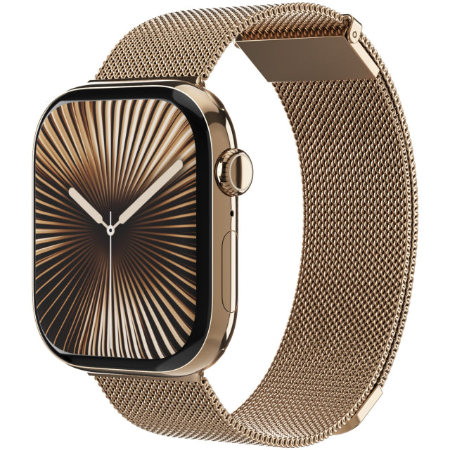 Vonmählen Milanese Loop 2 für Apple Watch 44 - 45 - 46 - 49mm One Size Sunset Gold