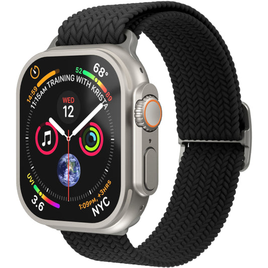 Vonmählen Woven Loop für Apple Watch 40 - 41 - 42mm One Size Silber/Schwarz