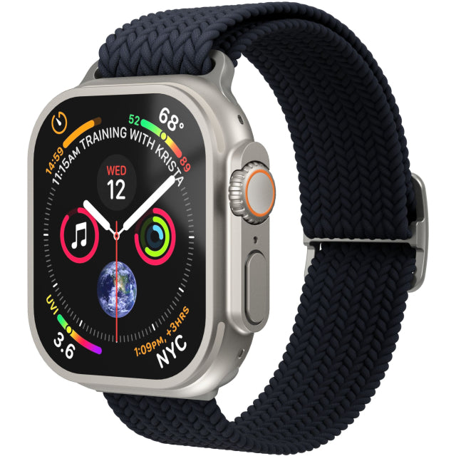 Vonmählen Woven Loop For Apple Watch 40 - 41 - 42mm One Size Silver/Navy