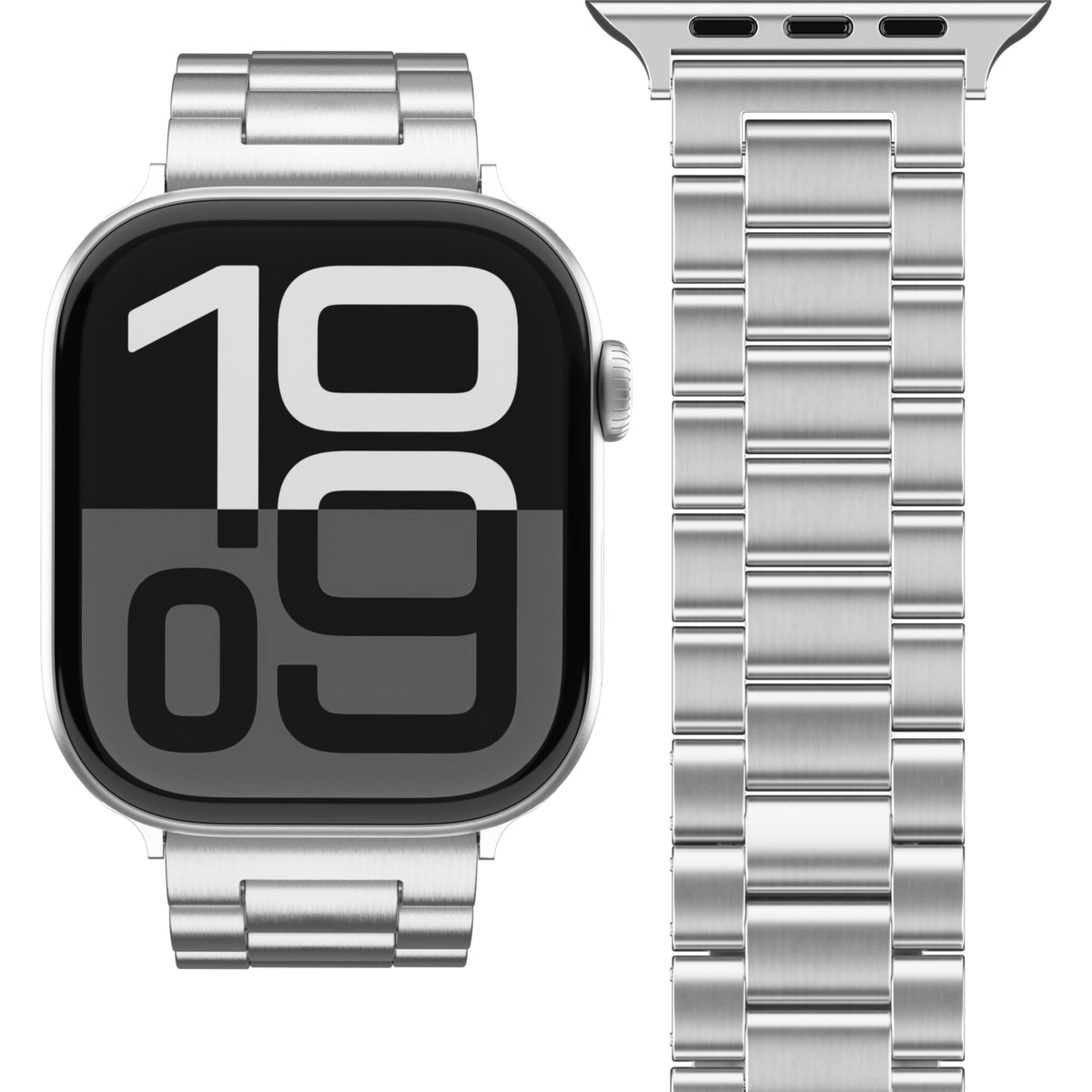 Vonmählen Link Bracelet 2 For Apple Watch 44 - 45 - 46 - 49mm One Size Silver