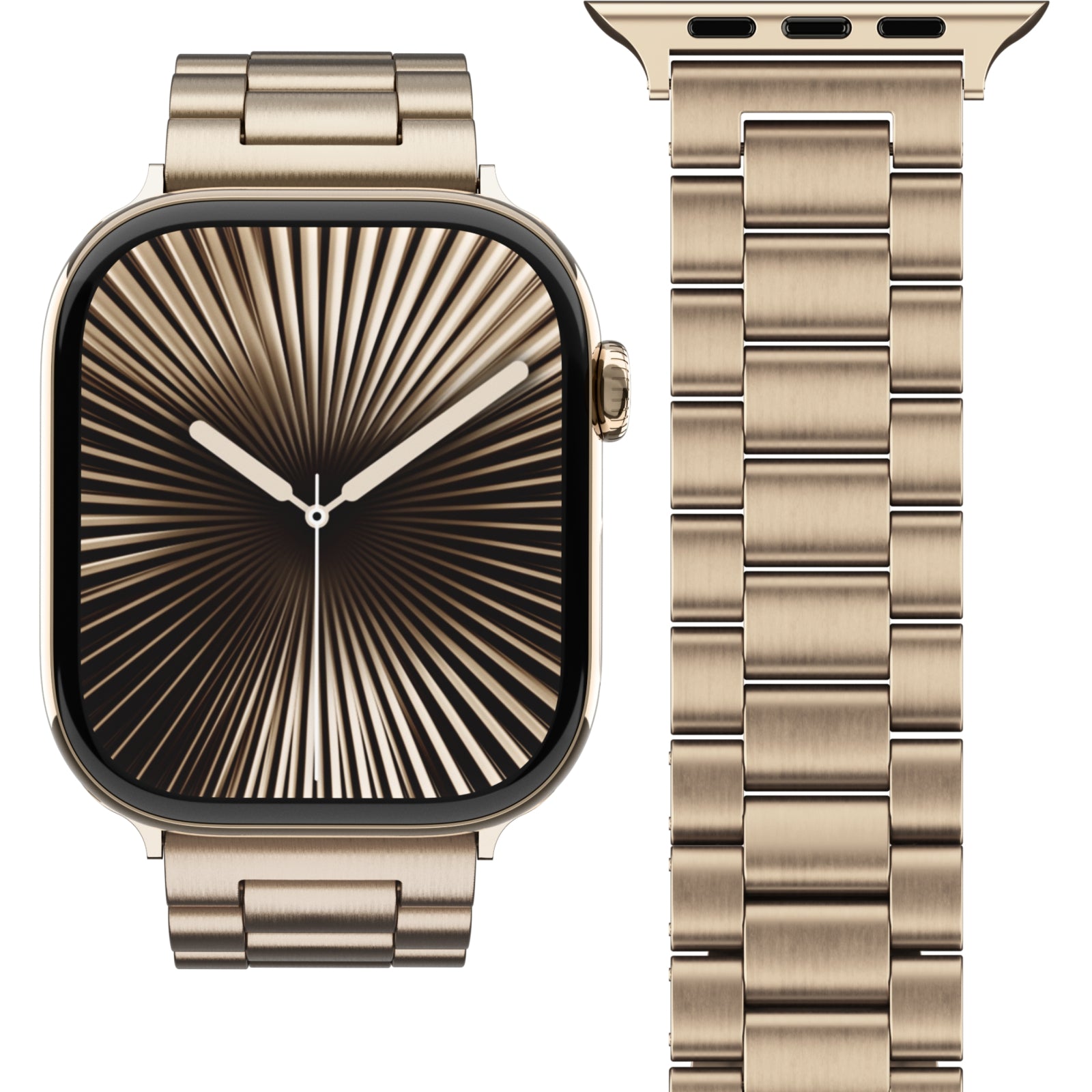 Vonmählen Link Bracelet 2 For Apple Watch 44 - 45 - 46 - 49mm One Size Sunset Gold