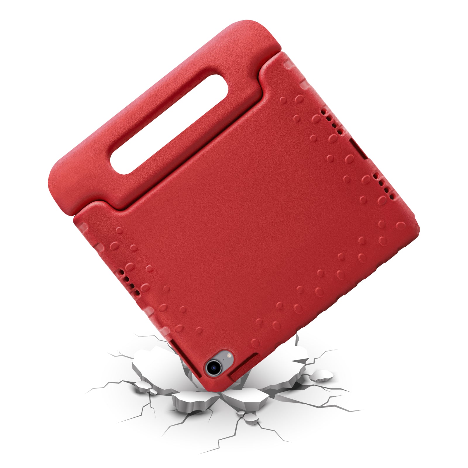 Xccess Kids Guard Tablet Case for Apple iPad Pro 12.9 (2018-2022)/iPad Pro 13 (2024/2025)/iPad Air 13 (2024/2025/2026) Red