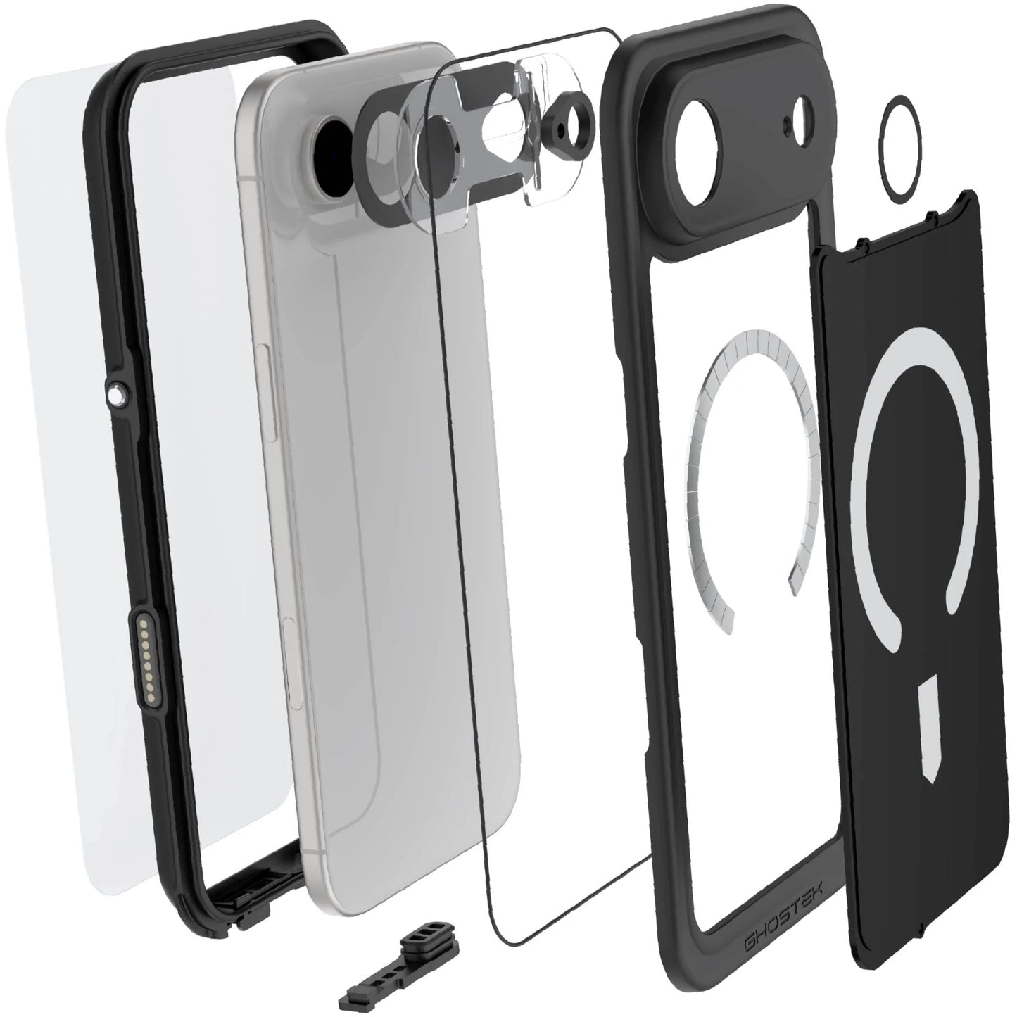 Ghostek Nautical Slim Waterproof MagSafe Case Apple iPhone Air Black