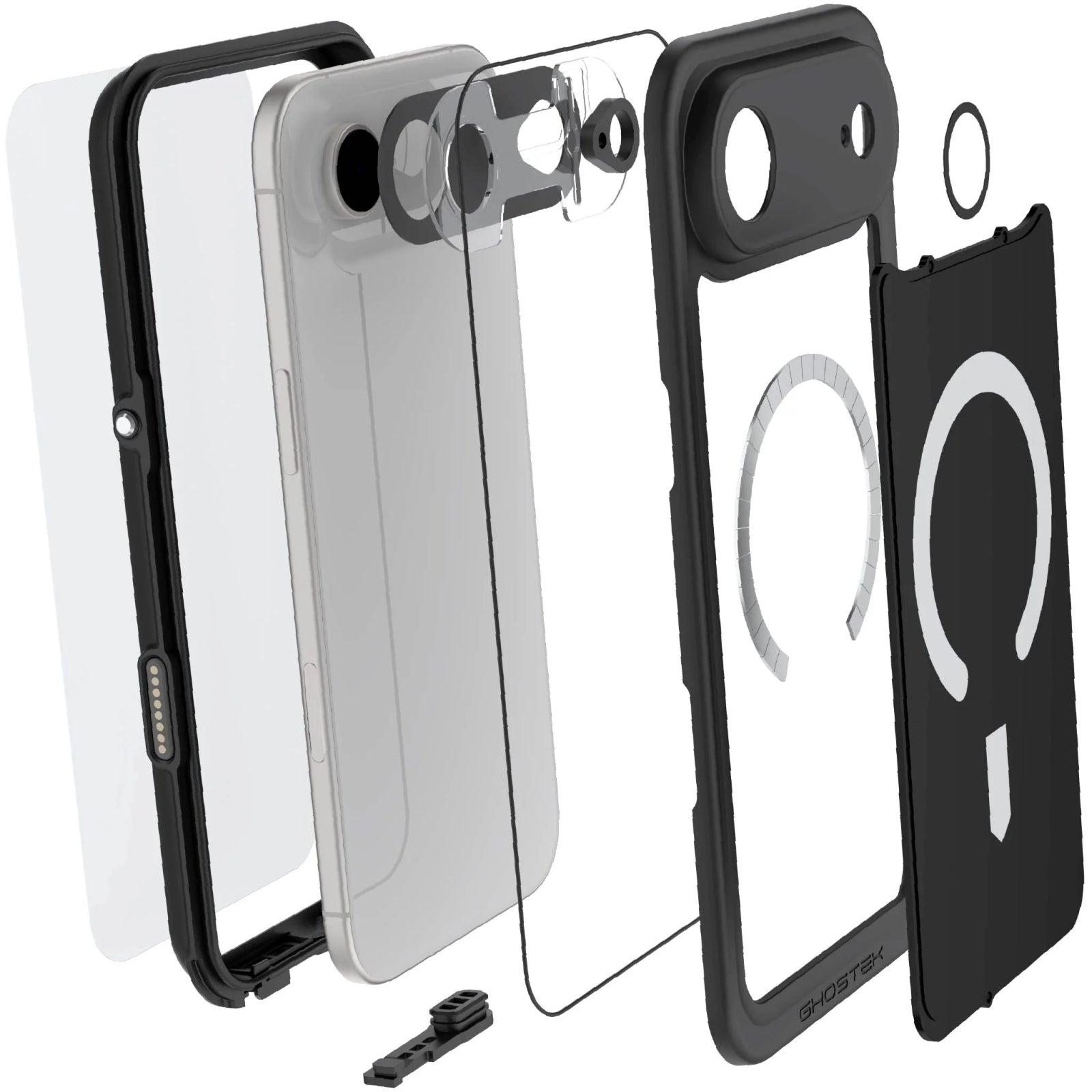 Ghostek Nautical Slim Waterproof MagSafe Case Apple iPhone Air Black