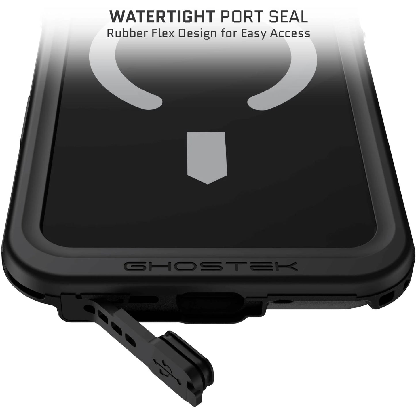 Ghostek Nautical Slim Waterproof MagSafe Case Apple iPhone Air Black