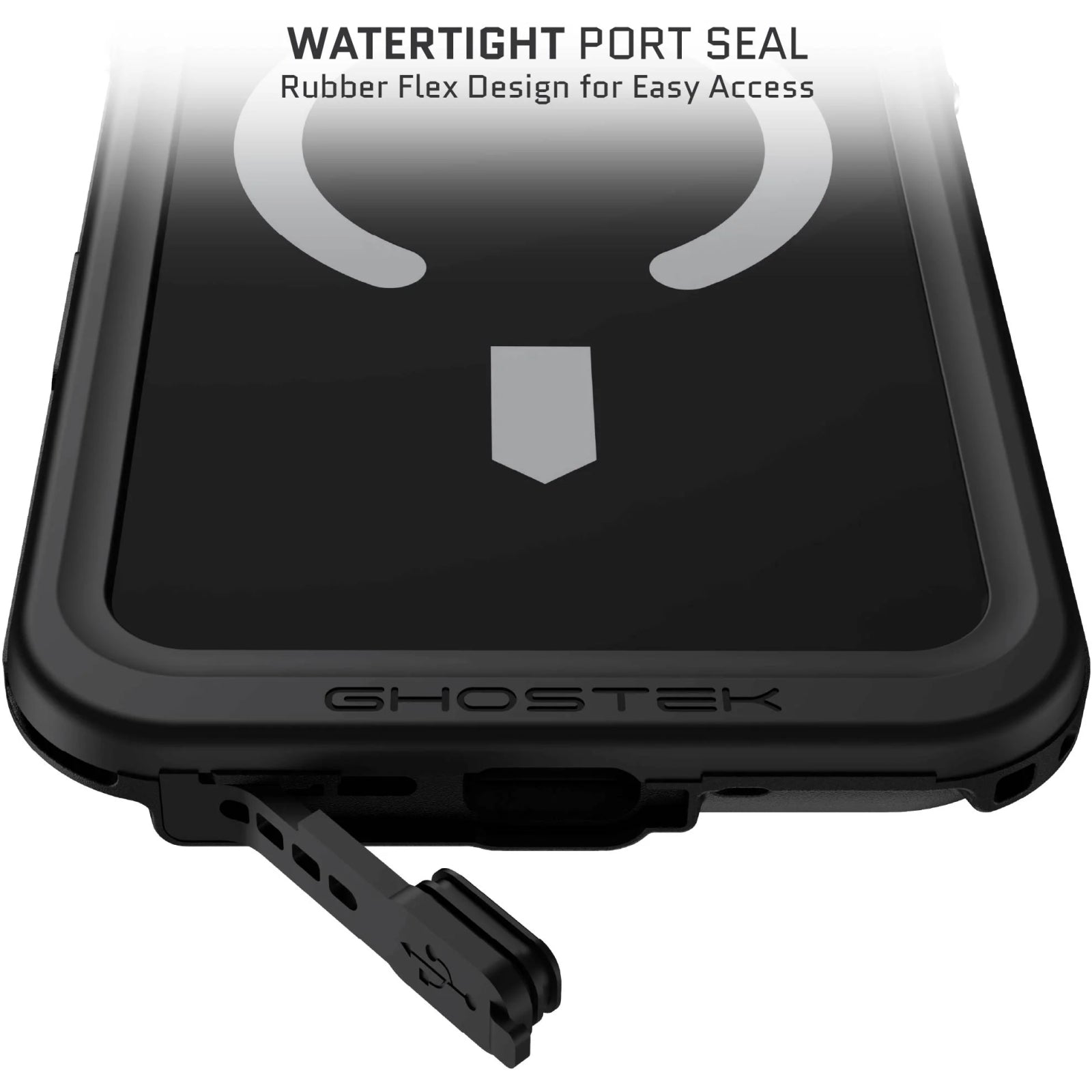 Ghostek Nautical Slim Waterproof MagSafe Case Apple iPhone Air Black