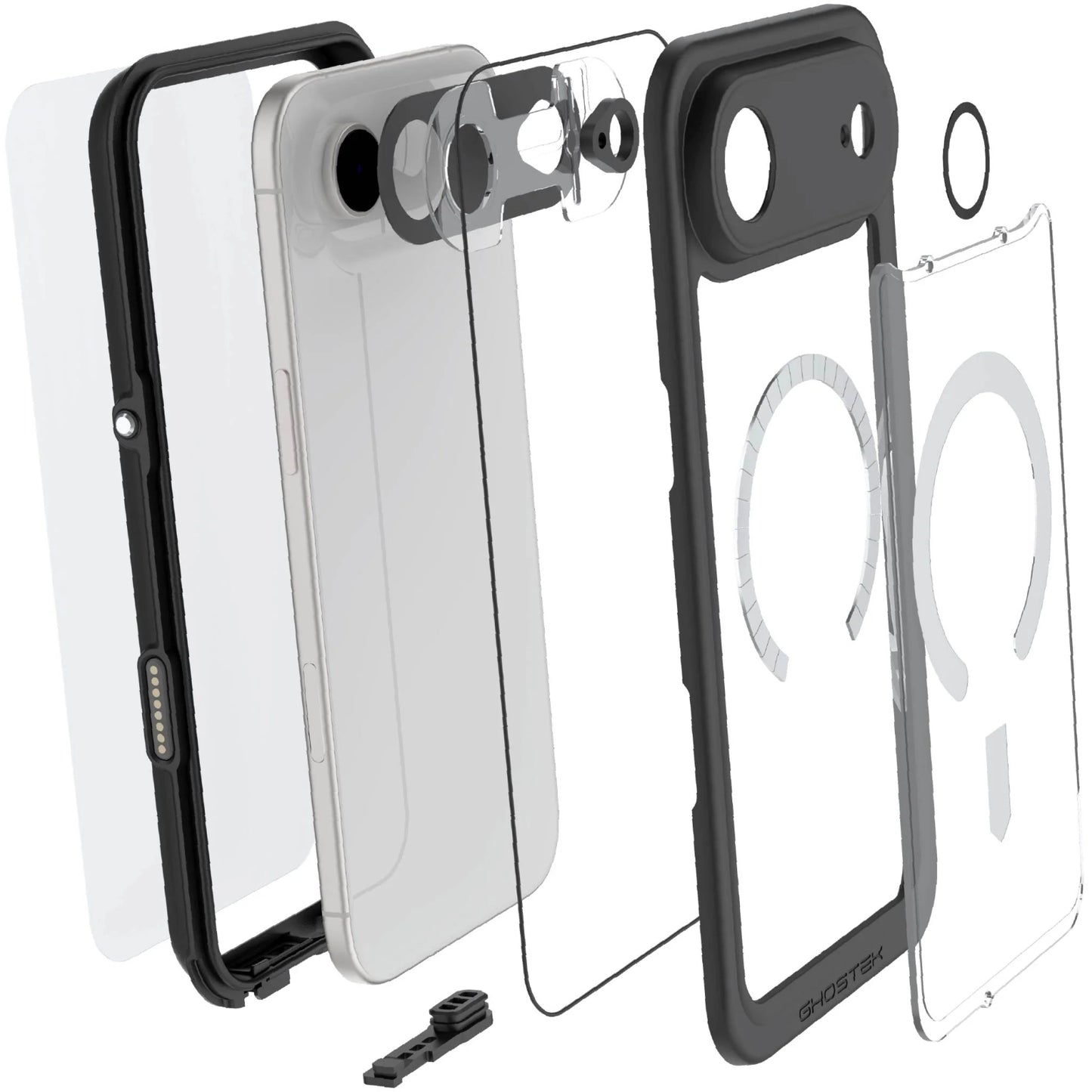 Ghostek Nautical Slim Waterproof MagSafe Case Apple iPhone Air Clear