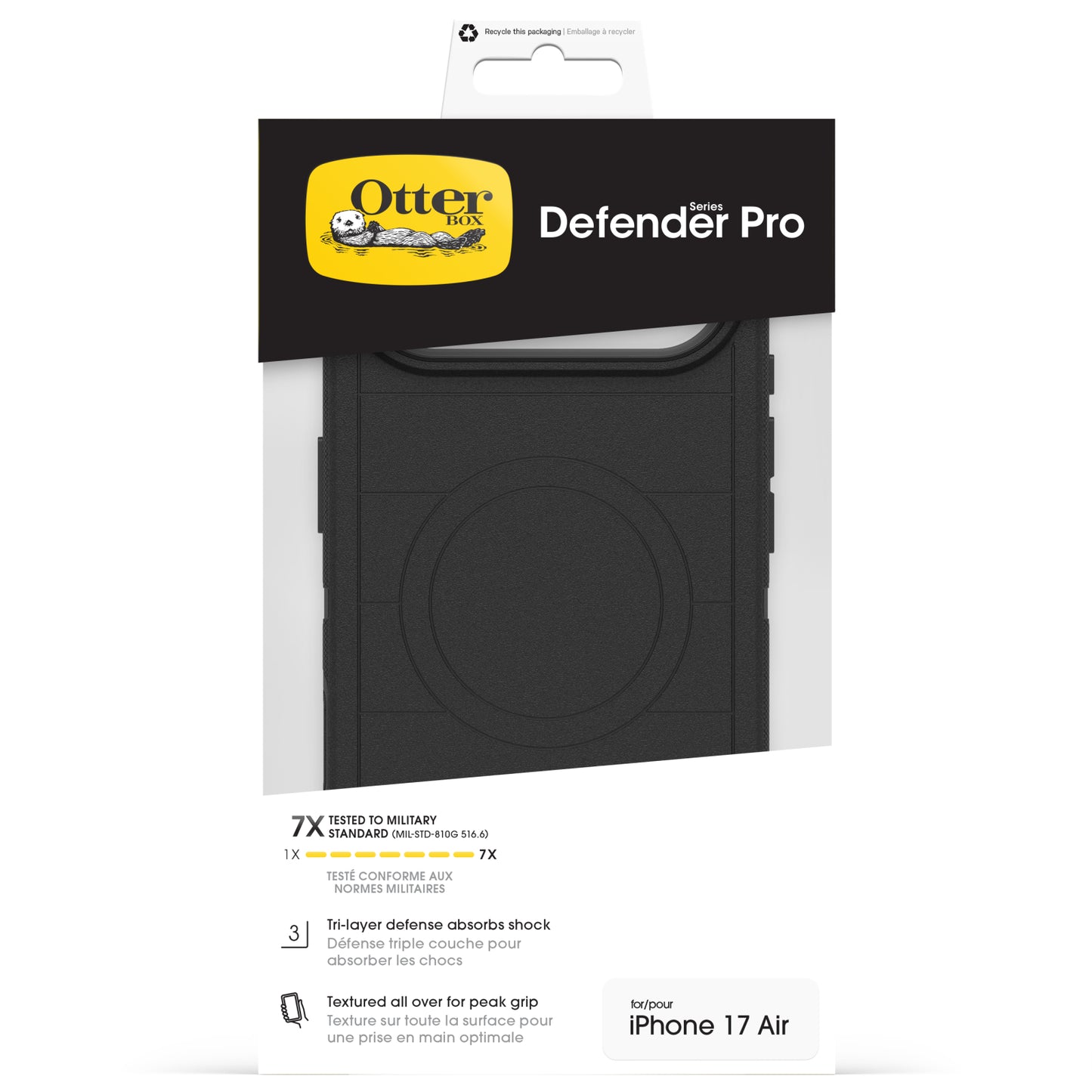 OtterBox Defender Series Pro with MagSafe Apple iPhone Air Black