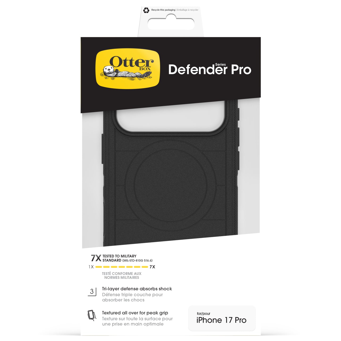 OtterBox Defender Series Pro with MagSafe Apple iPhone 17 Pro/18 Pro Black