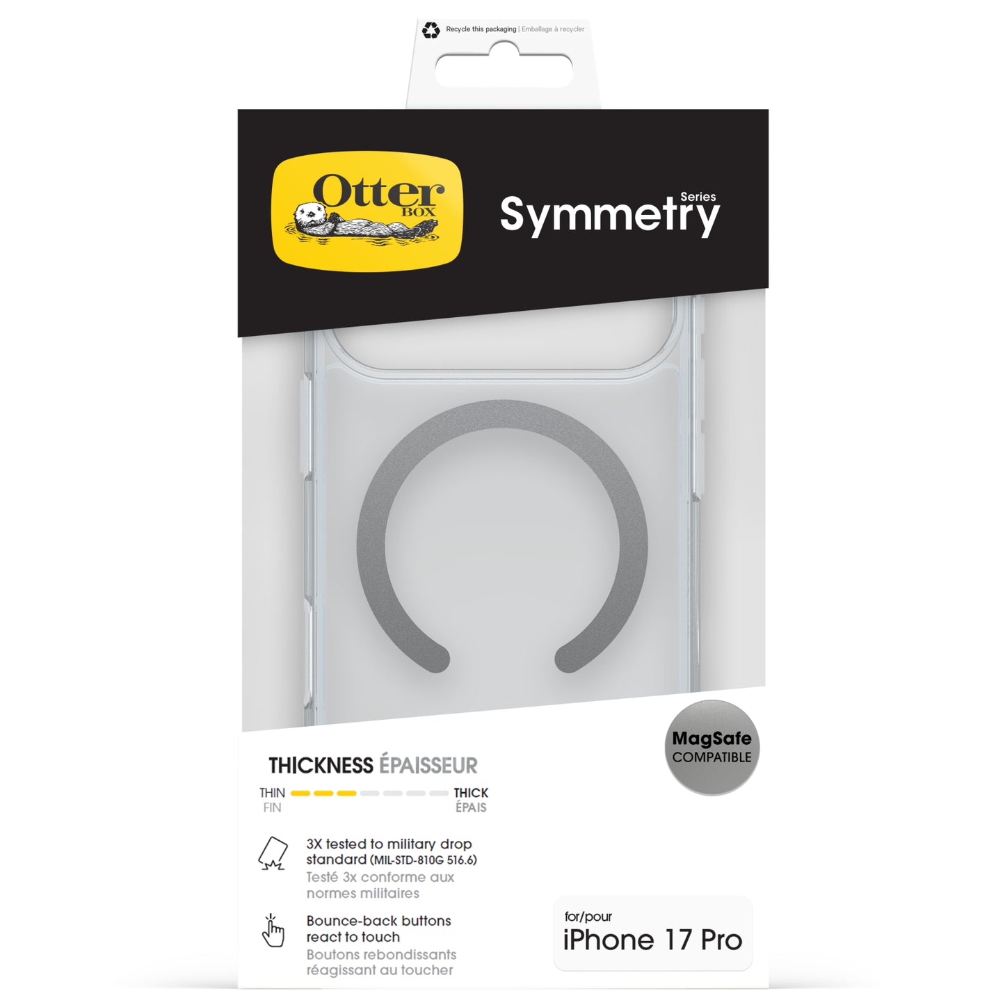OtterBox Symmetry+ Clear Case Apple iPhone 17 Pro Clear