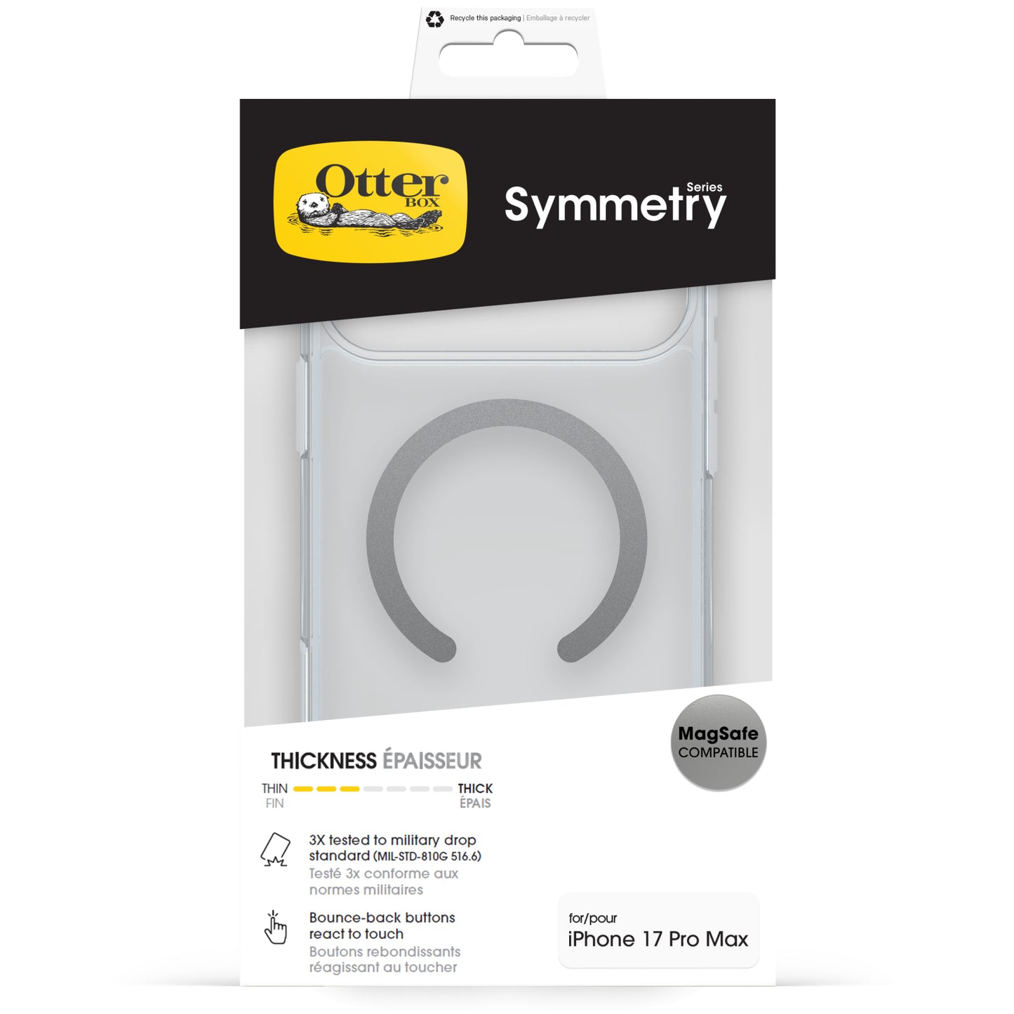 OtterBox Symmetry+ Clear Case Apple iPhone 17 Pro Max Clear
