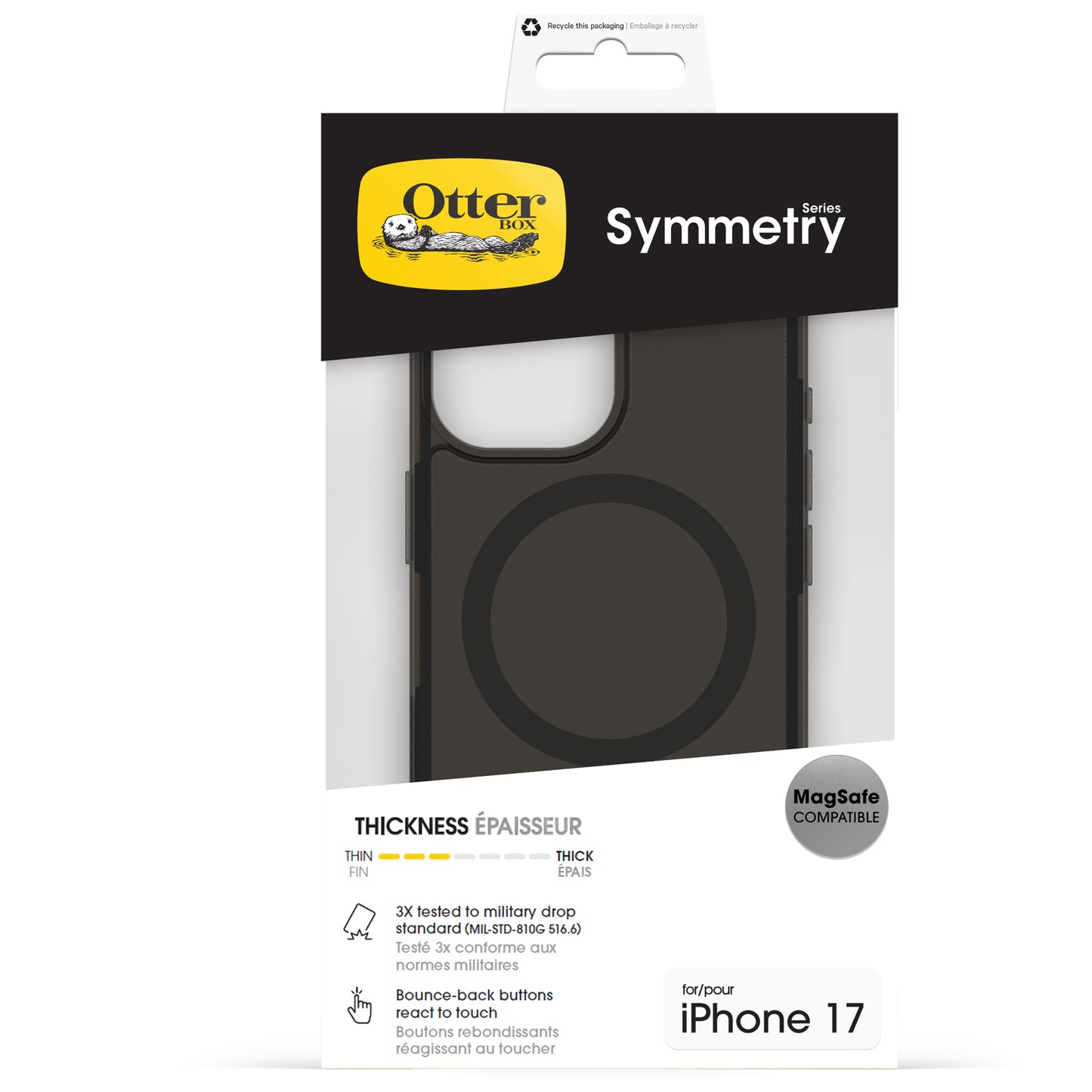 OtterBox Symmetry Case Apple iPhone 17 Black
