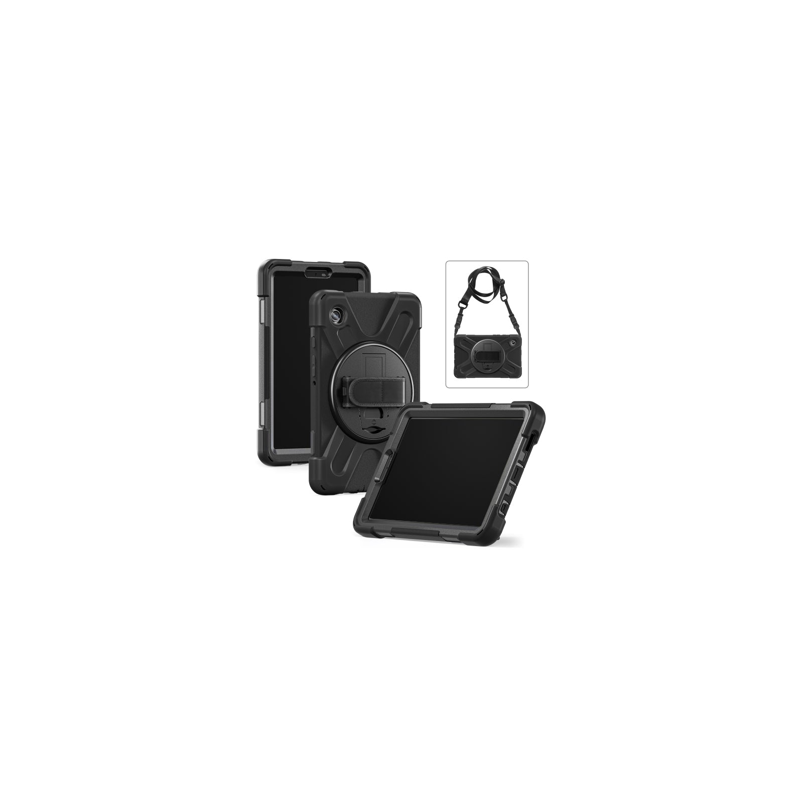 Xccess Survivor All-round Case Samsung Galaxy Tab A9+/A11+ 11 Black (Screenprotector)