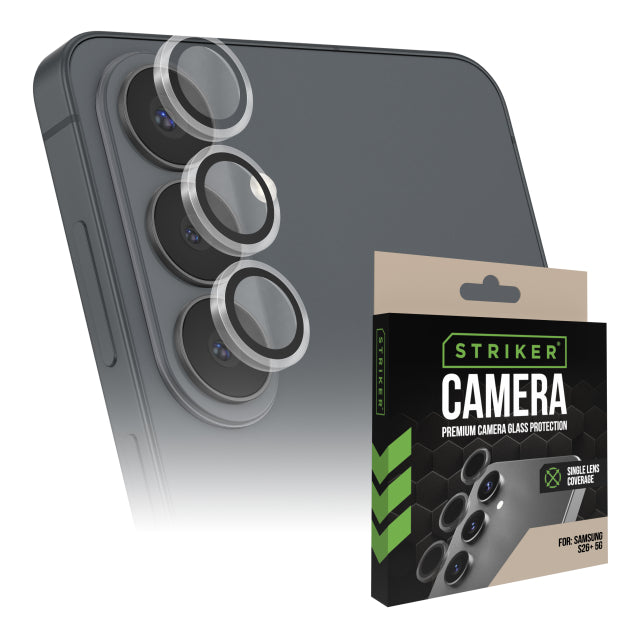 Striker Single Lens Glass Camera Protector - Transparent - Samsung Galaxy S26+ 5G