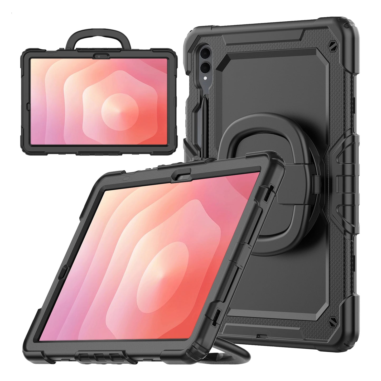 Mobilize Rotating Defender Case Stand Function for Samsung Galaxy Tab S11 Ultra 14.6 Black