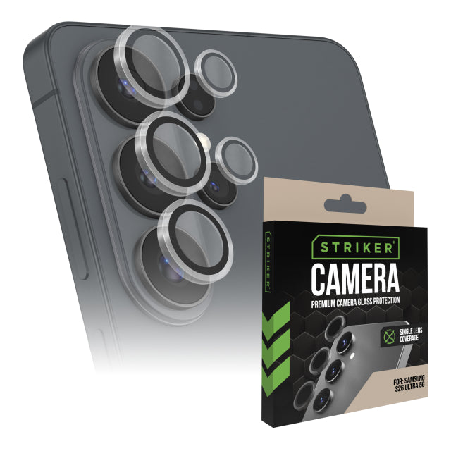 Striker Single Lens Glass Camera Protector - Transparent - Samsung Galaxy S26 Ultra 5G