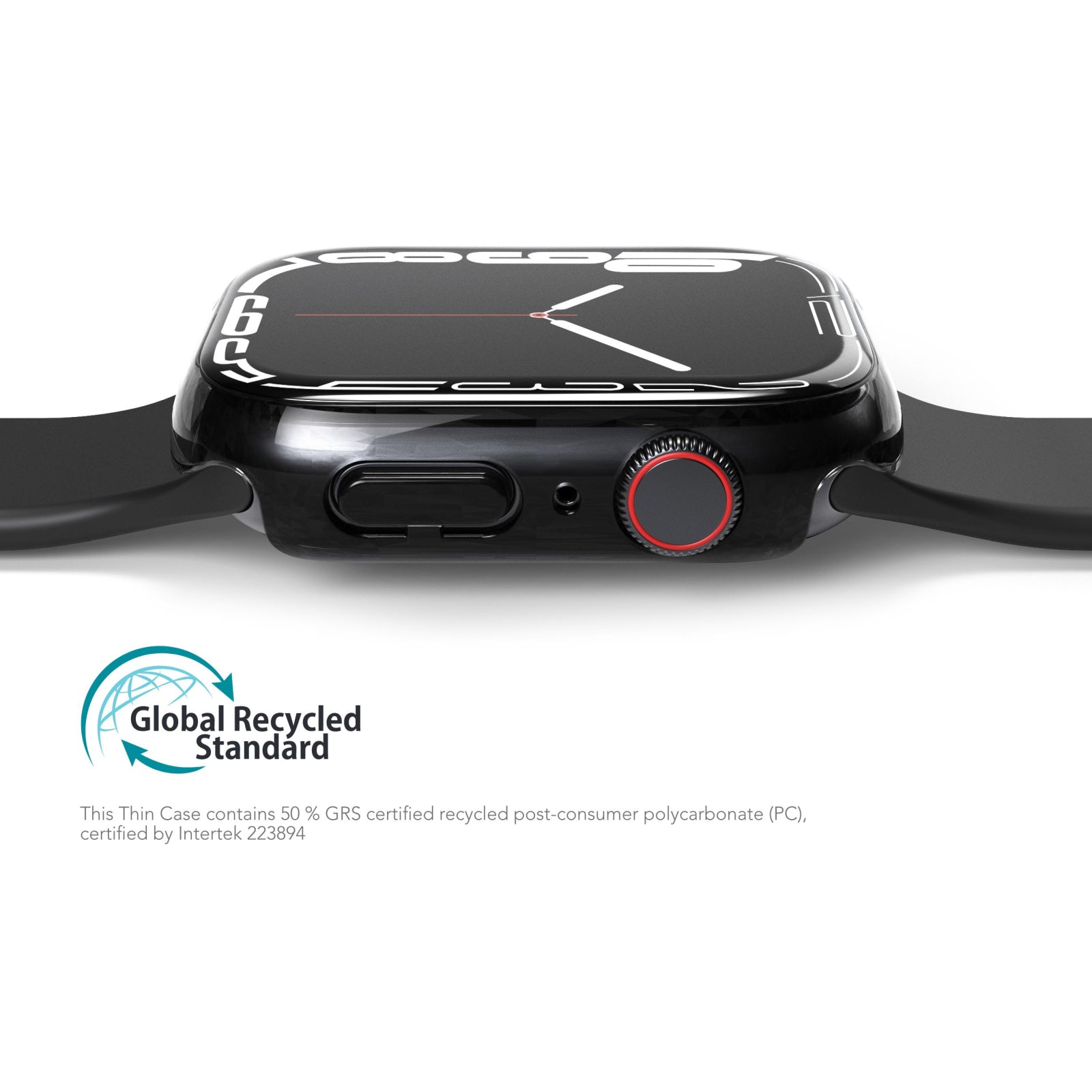 Vonmahlen Thin Case for Apple Watch SE/SE2/SE3 44mm Transparent