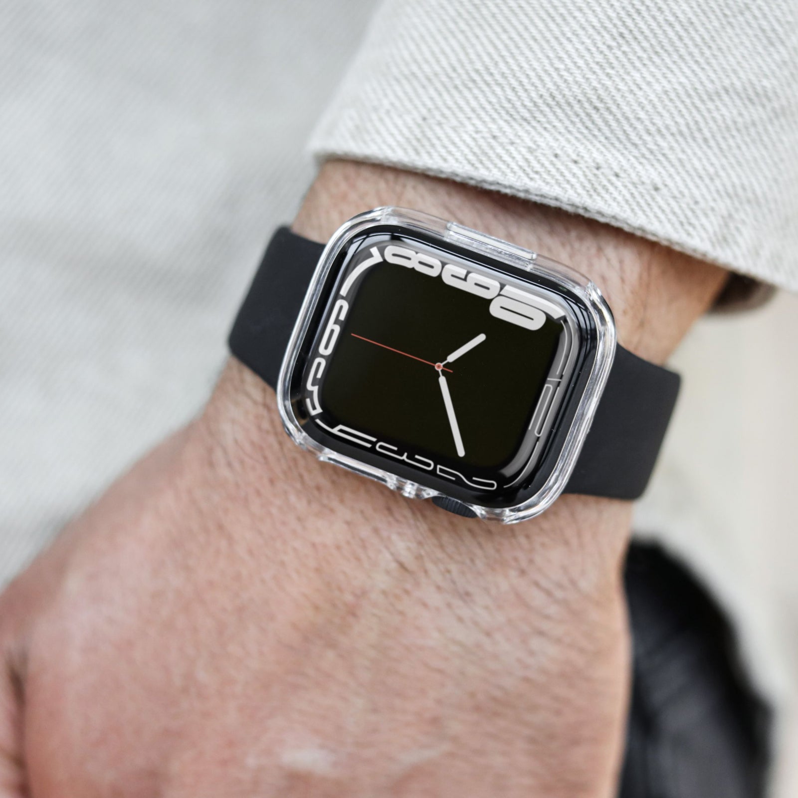 Vonmahlen Thin Case for Apple Watch SE/SE2/SE3 44mm Transparent