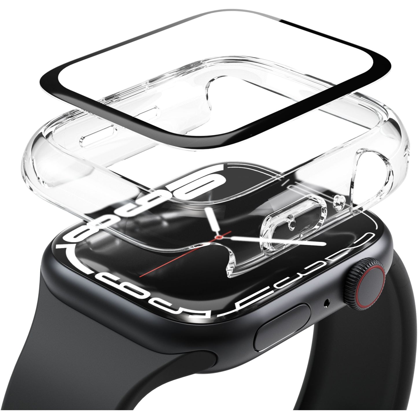 Vonmahlen Thin Case for Apple Watch SE/SE2/SE3 44mm Transparent