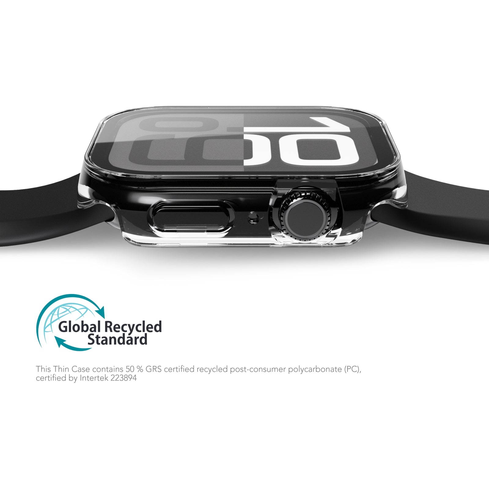 Vonmahlen Thin Case for Apple Watch Series 10/11 42mm Transparent