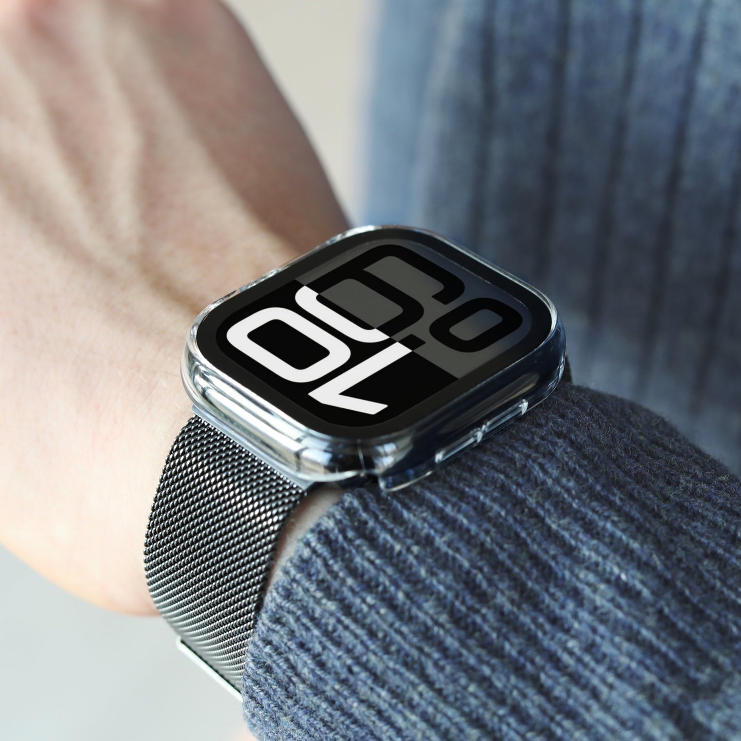 Vonmahlen Thin Case for Apple Watch Series 10/11 46mm Transparent