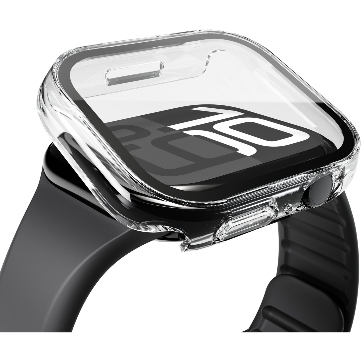Vonmahlen Thin Case for Apple Watch Series 10/11 46mm Transparent