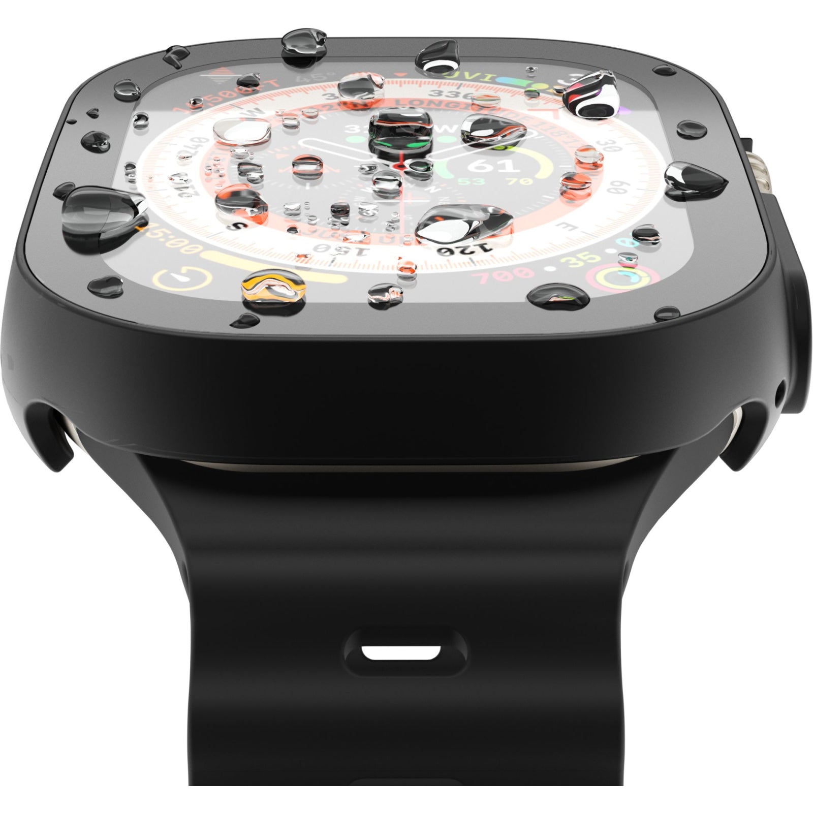 Vonmahlen Thin Case for Apple Watch Ultra 1/2/3 49mm Black