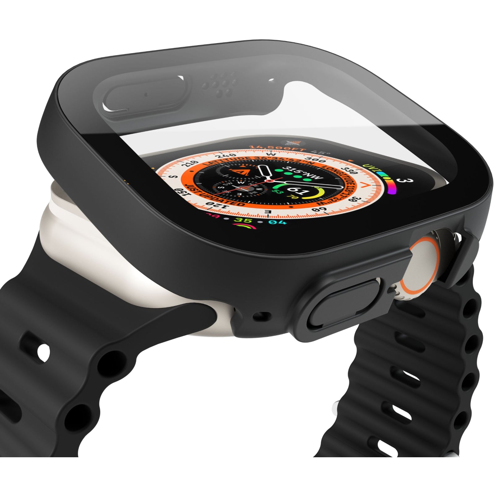 Vonmahlen Thin Case for Apple Watch Ultra 1/2/3 49mm Black