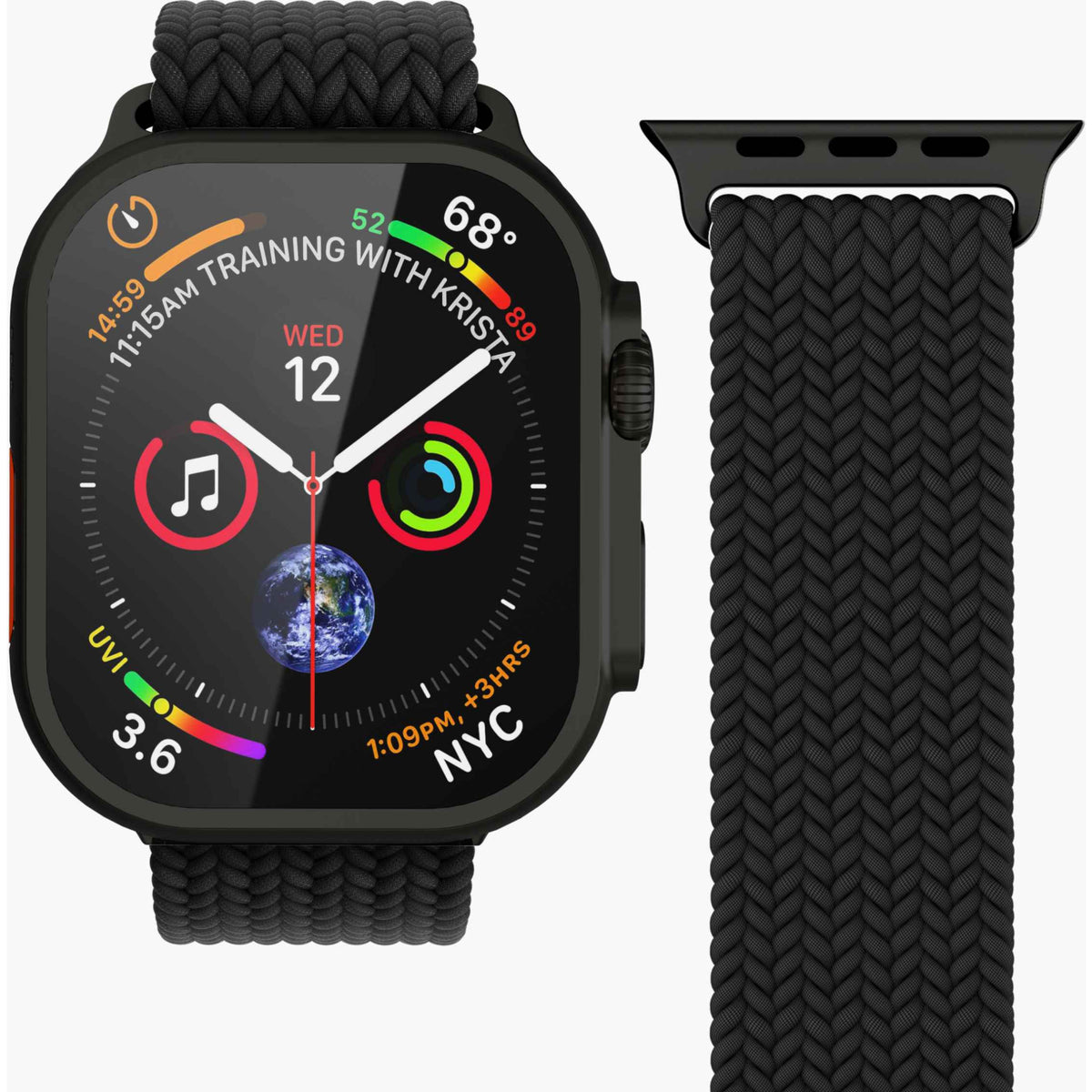 Vonmählen Woven Loop For Apple Watch 40 - 41 - 42mm One Size All Black