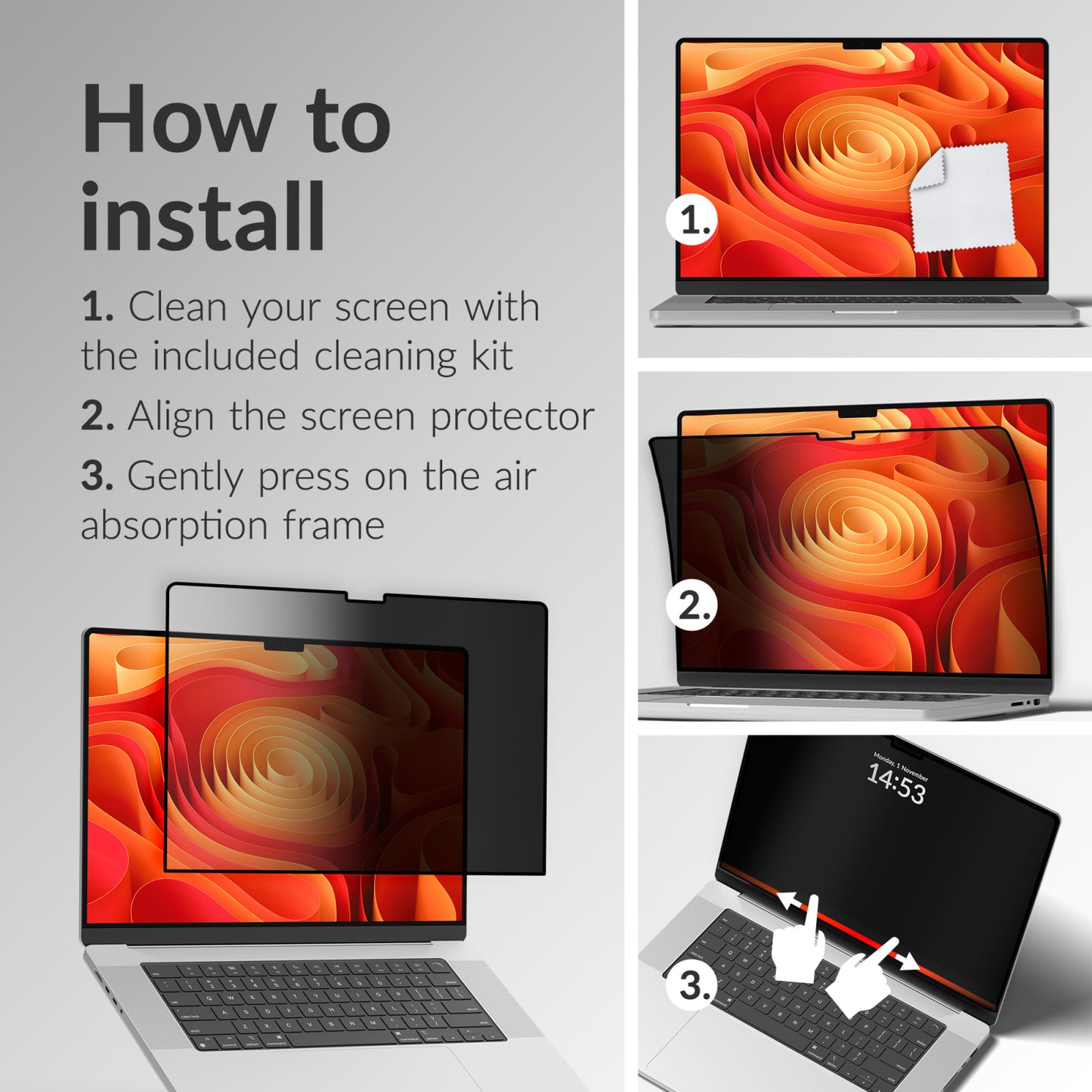 Mobilize Privacy Screen Protector for Apple MacBook Neo 13inch (2026)