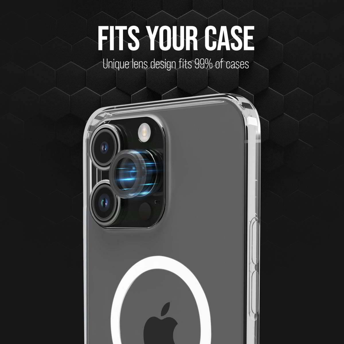 Striker Single Lens Glass Camera Protector - Transparent - Apple iPhone 18 Pro/18 Pro Max