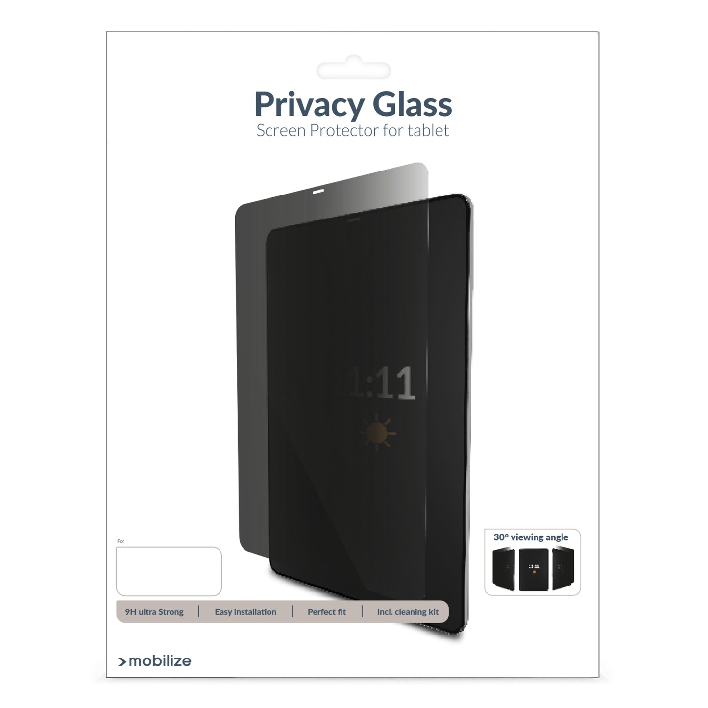 Mobilize Privacy Glass Screen Protector - Black Frame - for Apple iPhone 18 Pro Max