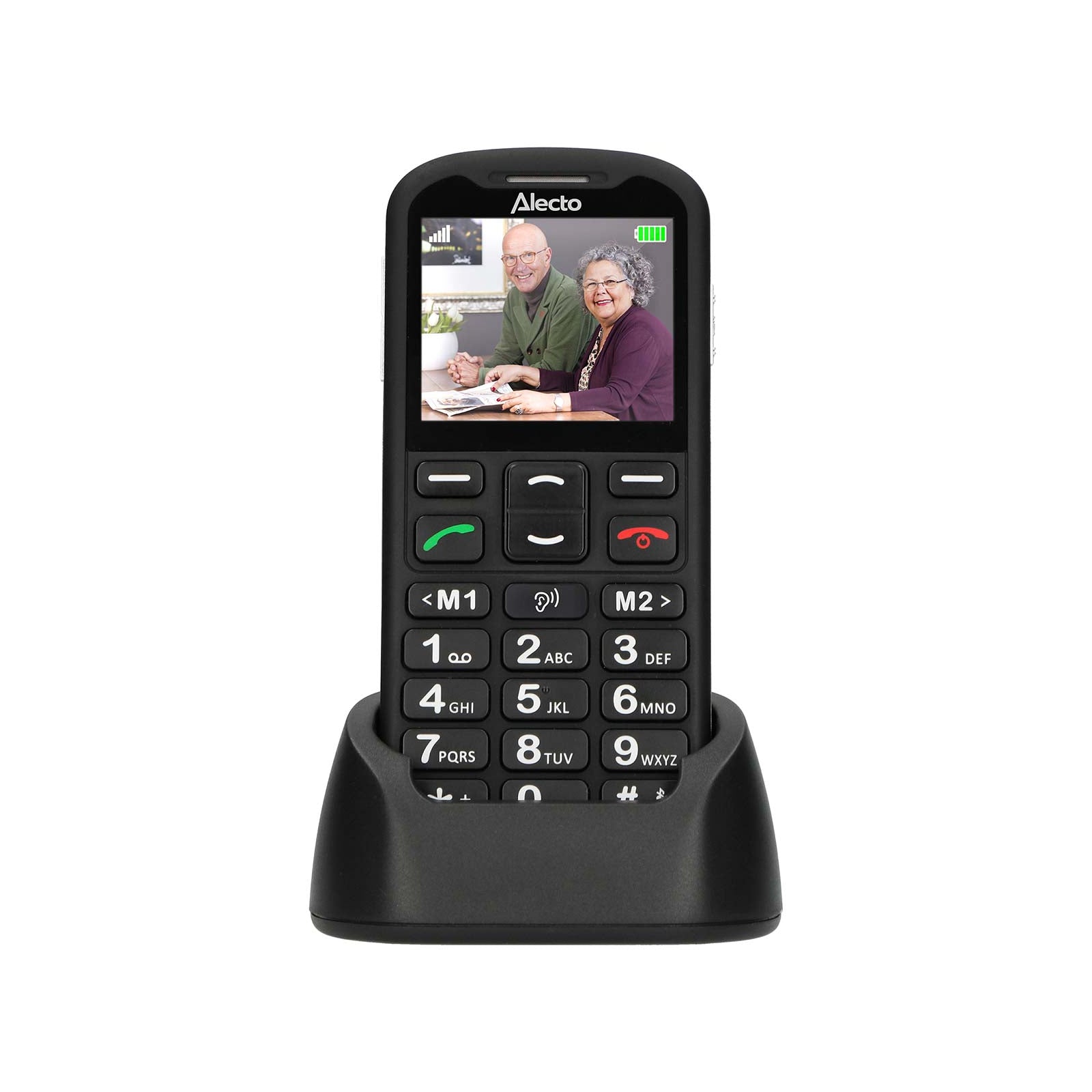 CM10 Alecto Big Button GSM 4G Black