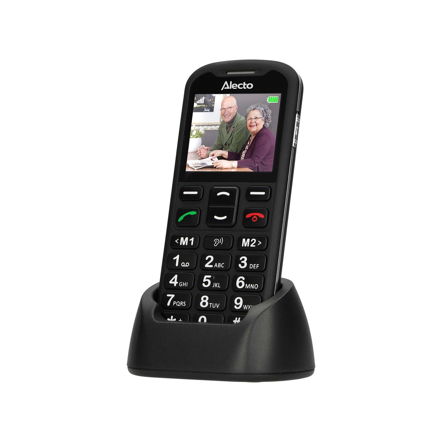 CM10 Alecto Big Button GSM 4G Black