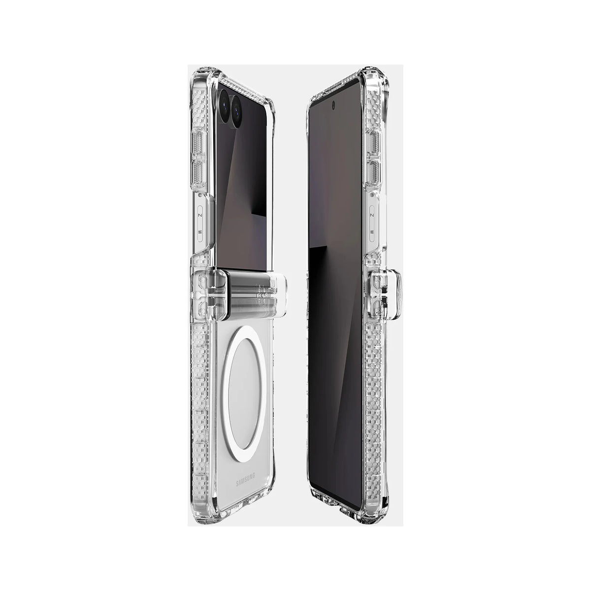 ITSKINS Level 2 HybridMagClear_R with Hinge for Samsung Galaxy Z Flip8 5G Transparent