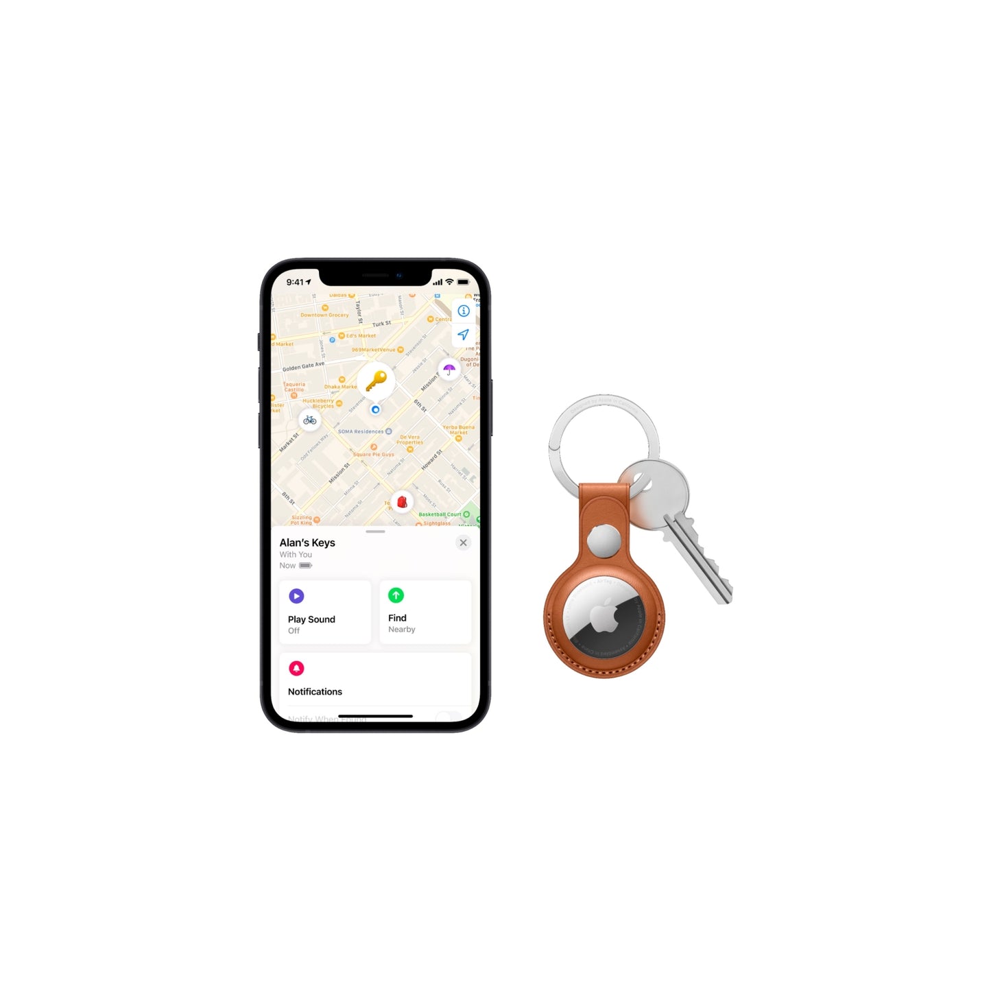 MFE94ZM/A Apple Airtag (2nd Gen) White (1-pack)