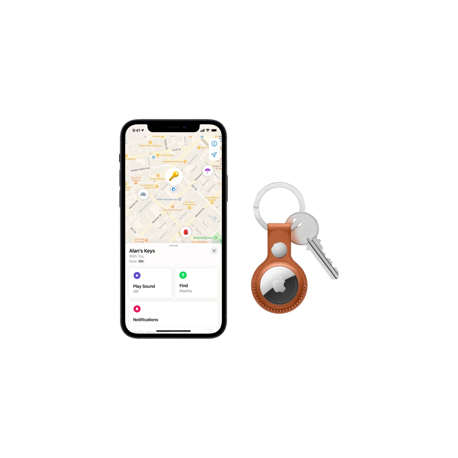 MFEA4ZM/A Apple Airtag (2nd Gen) White (4-pack)