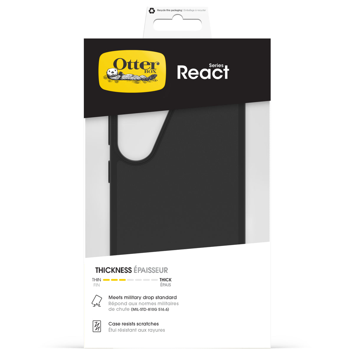 OtterBox React Magnets Series Samsung Galaxy S26 FE 5G Clear