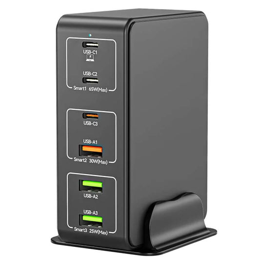 6 Poorts (3x USB-C / 3x USB) 120W Snellader