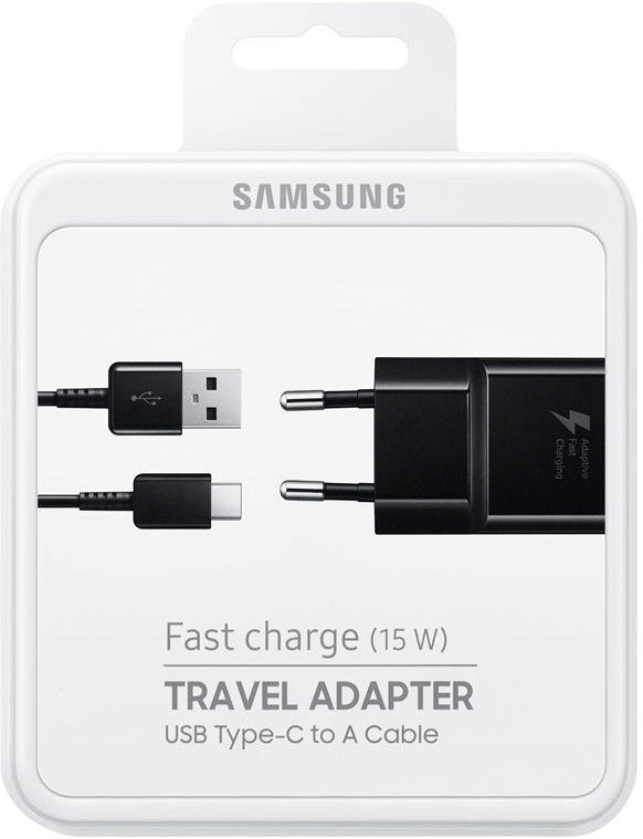 Samsung USB Travel Charger 2A Black incl. USB to USB-C cable 1m